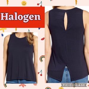 NWT HALOGEN keyhole and back slit tank